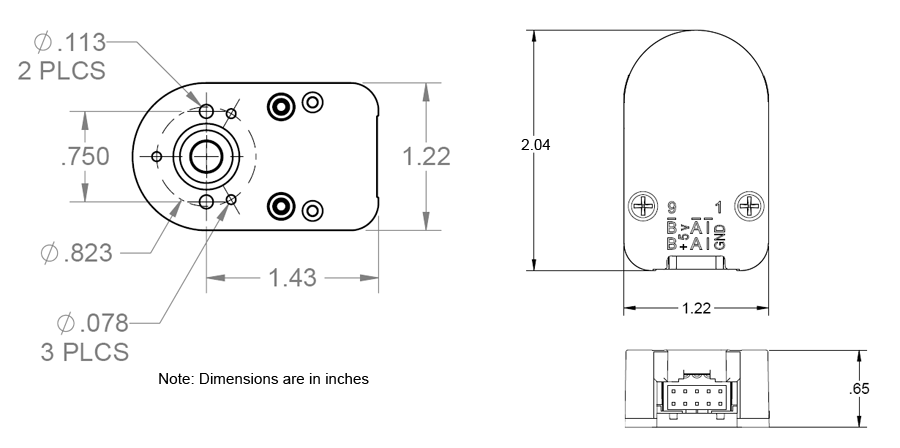 Incremental Rotary - DN Dimensions